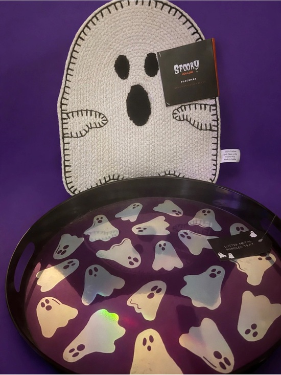 Other - Ghost Placemat and Ghost Tray Set - White